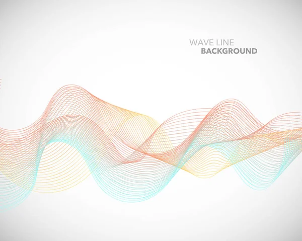 Zarif soyut vektör dalga çizgi fütüristik stili arka plan te