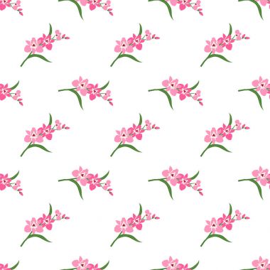 Sorunsuz arka plan görüntü renkli botanik çiçek yaprak bitki