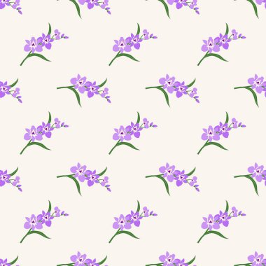 Sorunsuz arka plan görüntü renkli botanik çiçek yaprak bitki