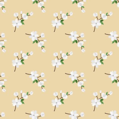 Sorunsuz arka plan görüntü renkli botanik çiçek yaprak bitki