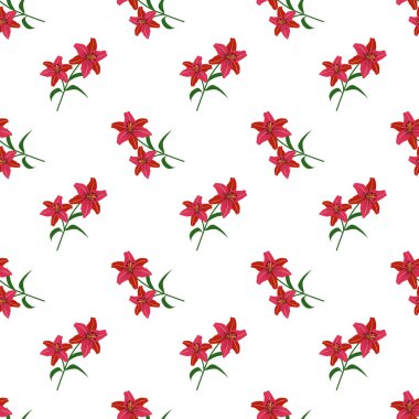 Sorunsuz arka plan görüntü renkli botanik çiçek yaprak bitki