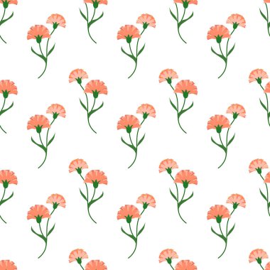 Sorunsuz arka plan görüntü renkli botanik çiçek yaprak bitki