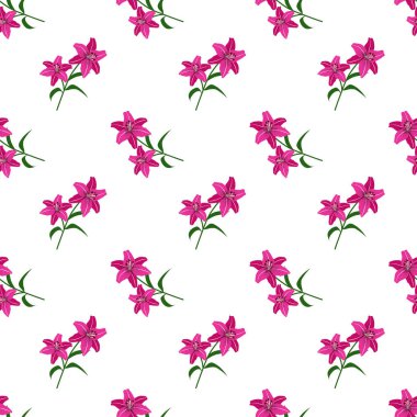 Sorunsuz arka plan görüntü renkli botanik çiçek yaprak bitki