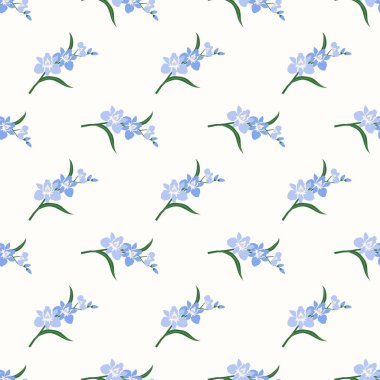 Sorunsuz arka plan görüntü renkli botanik çiçek yaprak bitki