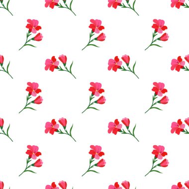 Sorunsuz arka plan görüntü renkli botanik çiçek yaprak bitki