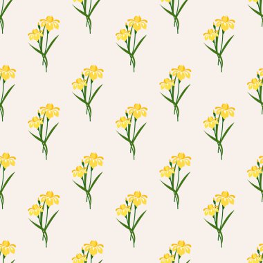 Sorunsuz arka plan görüntü renkli botanik çiçek yaprak bitki