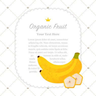 Renkli Sulu Boya doku doğa organik meyve faturası çerçeve