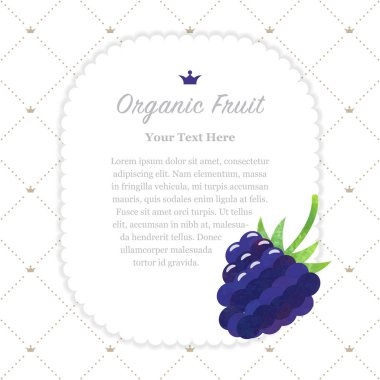 Renkli Sulu Boya doku doğa organik meyve faturası çerçeve blac