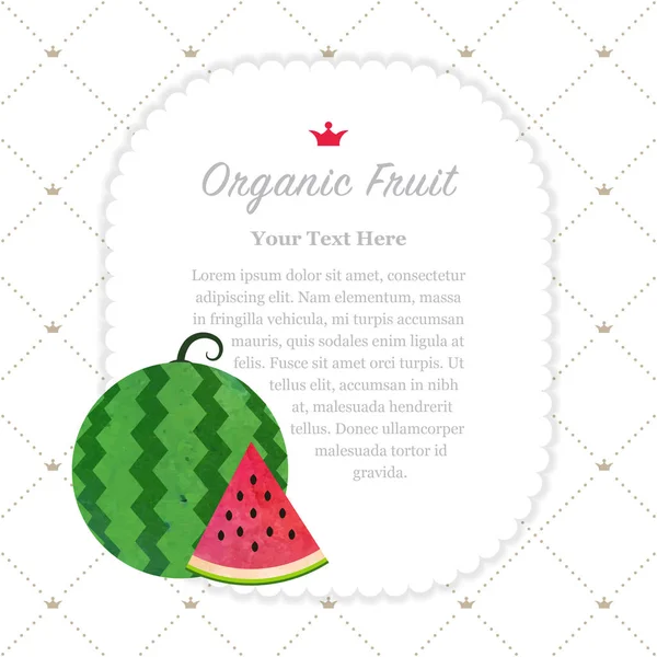 Renkli Sulu Boya doku doğa organik meyve faturası çerçeve