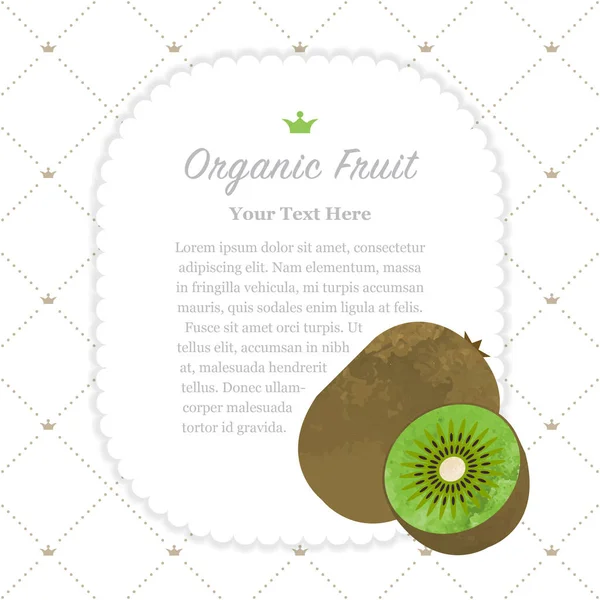 Renkli Sulu Boya doku doğa organik meyve faturası çerçeve