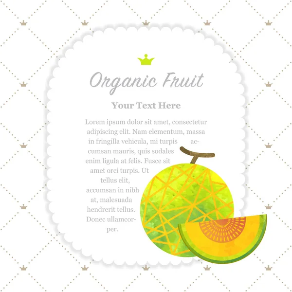 Renkli Sulu Boya doku doğa organik meyve faturası çerçeve