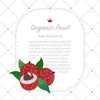 Renkli Sulu Boya doku doğa organik meyve faturası çerçeve lych