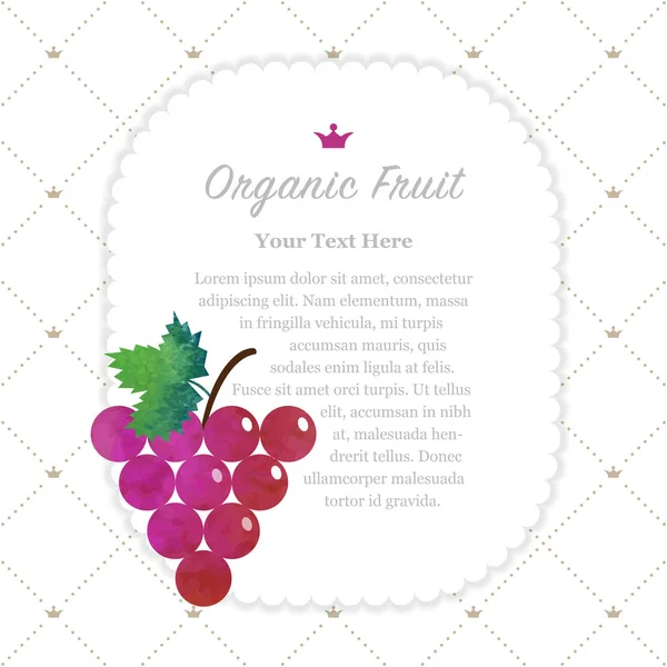 Renkli Sulu Boya doku doğa organik meyve faturası kare kırmızı 