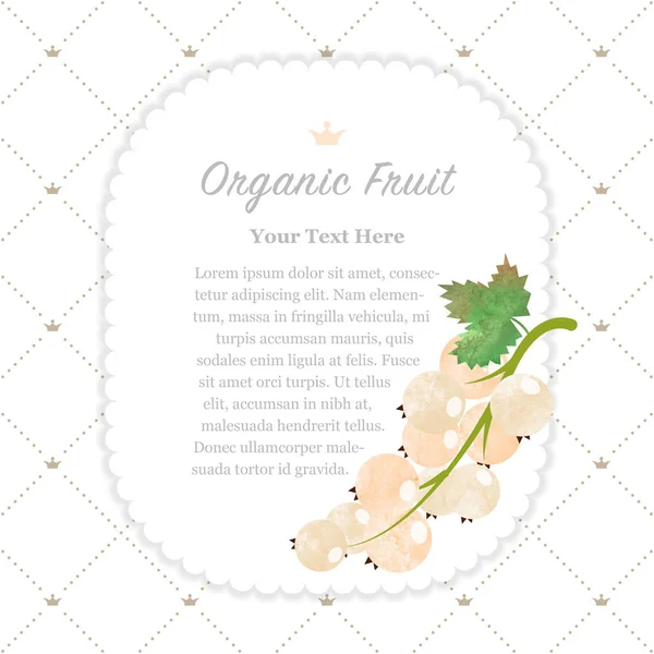 Renkli Sulu Boya doku doğa organik meyve faturası çerçeve whit