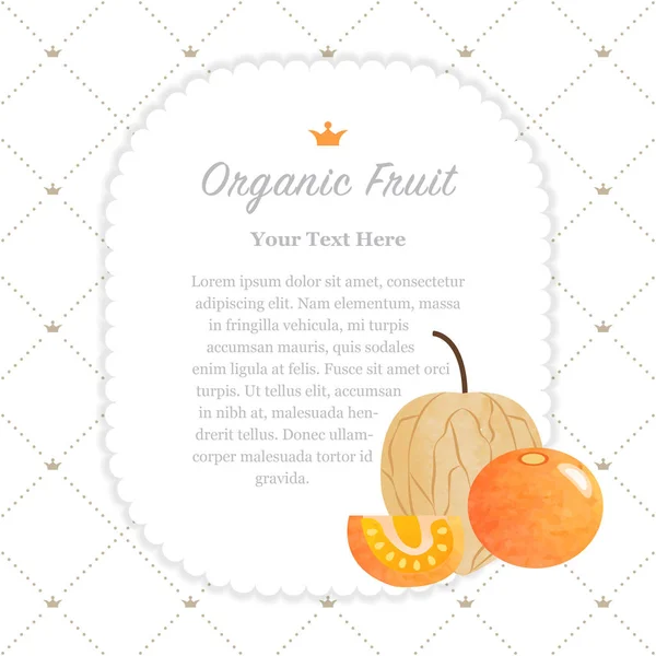 Renkli Sulu Boya doku doğa organik meyve faturası çerçeve cape