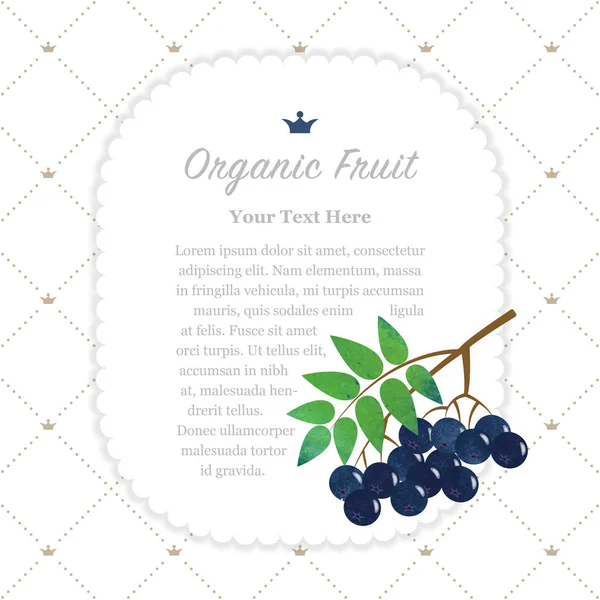 Renkli Sulu Boya doku doğa organik meyve faturası çerçeve blac