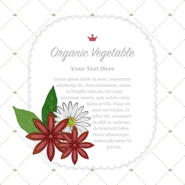 Renkli Sulu Boya doku doğa organik meyve faturası çerçeve