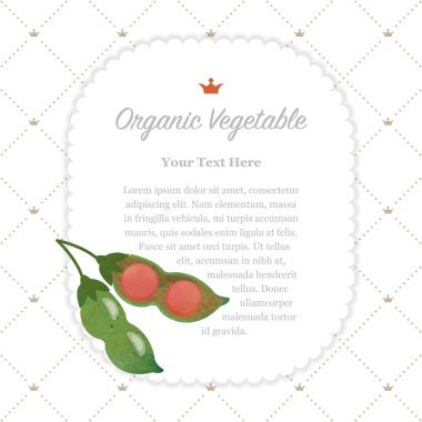 Renkli Sulu Boya doku doğa organik meyve faturası çerçeve