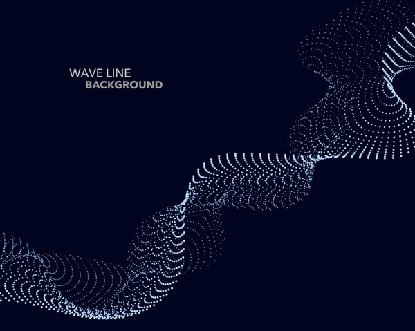 Zarif soyut vektör web degrade dalga nokta çizgi fütüristik st