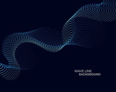 Zarif soyut vektör web degrade dalga nokta çizgi fütüristik st