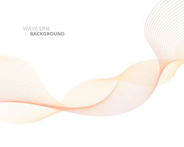 Zarif soyut vektör web degrade dalga çizgi fütüristik stili 