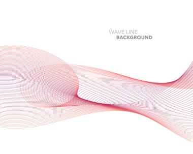 Zarif soyut vektör web degrade dalga çizgi fütüristik stili 