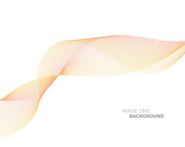 Zarif soyut vektör web degrade dalga çizgi fütüristik stili 