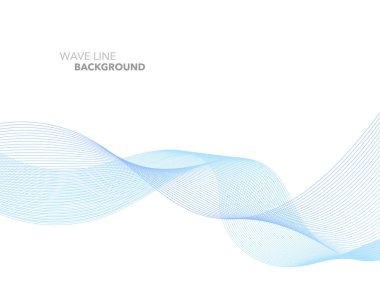 Zarif soyut vektör web degrade dalga çizgi fütüristik stili 