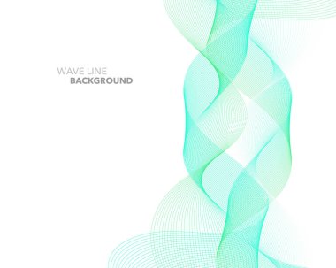 Zarif soyut vektör web degrade dalga çizgi fütüristik stili 