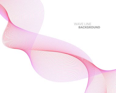 Zarif soyut vektör web degrade dalga çizgi fütüristik stili 