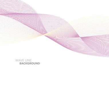 Zarif soyut vektör web degrade dalga çizgi fütüristik stili 