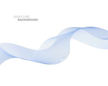 Zarif soyut vektör web degrade dalga çizgi fütüristik stili 