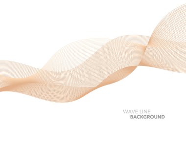 Zarif soyut vektör web degrade dalga çizgi fütüristik stili 