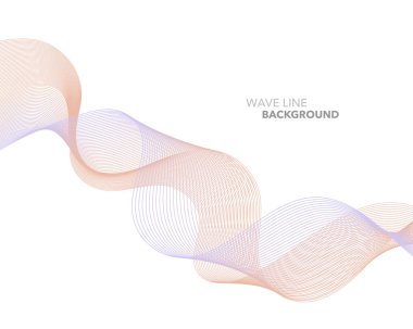 Zarif soyut vektör web degrade dalga çizgi fütüristik stili 