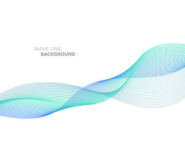 Zarif soyut vektör web degrade dalga çizgi fütüristik stili 