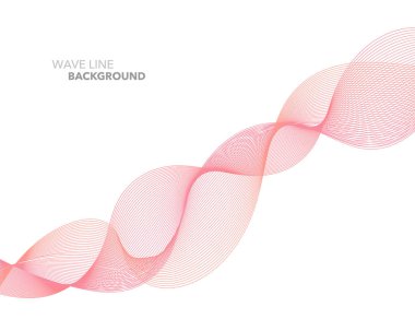 Zarif soyut vektör web degrade dalga çizgi fütüristik stili 