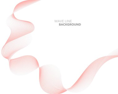 Zarif soyut vektör web degrade dalga çizgi fütüristik stili 