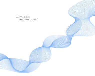 Zarif soyut vektör web degrade dalga çizgi fütüristik stili 