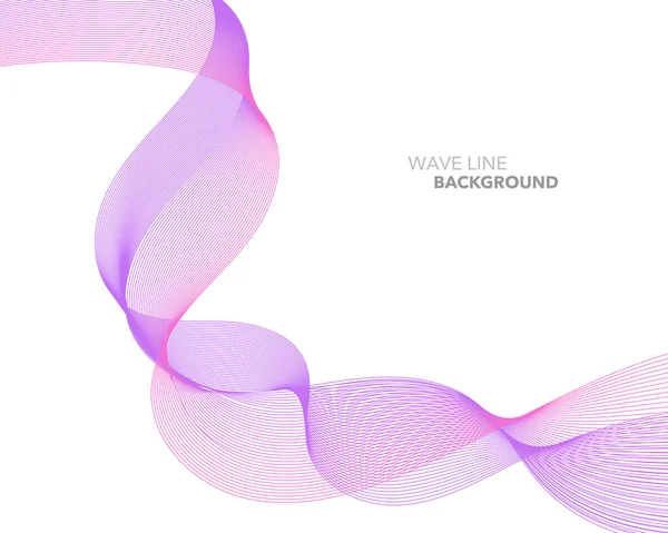 Zarif soyut vektör web degrade dalga çizgi fütüristik stili 