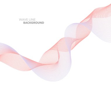 Zarif soyut vektör web degrade dalga çizgi fütüristik stili 