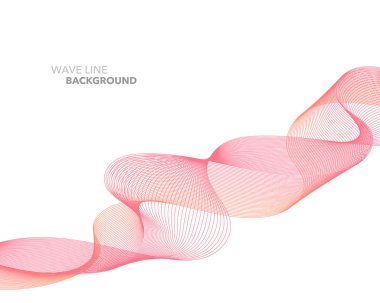 Zarif soyut vektör web degrade dalga çizgi fütüristik stili 