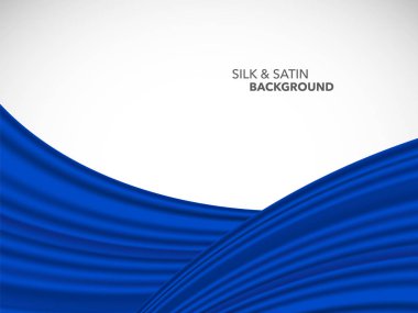 Soyut vektör dalga ipek saten kumaş açılış ceremon için