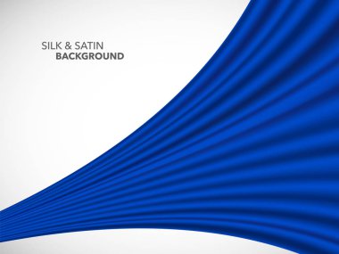 Soyut vektör dalga ipek saten kumaş açılış ceremon için