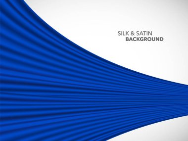 Soyut vektör dalga ipek saten kumaş açılış ceremon için