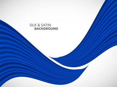 Soyut vektör dalga ipek saten kumaş açılış ceremon için