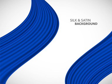 Soyut vektör dalga ipek saten kumaş açılış ceremon için