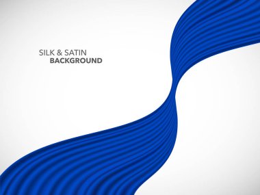 Soyut vektör dalga ipek saten kumaş açılış ceremon için