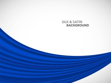 Soyut vektör dalga ipek saten kumaş açılış ceremon için