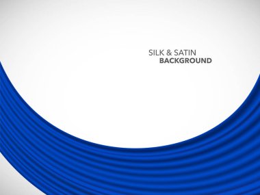 Soyut vektör dalga ipek saten kumaş açılış ceremon için