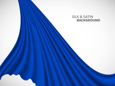Soyut vektör dalga ipek saten kumaş açılış ceremon için